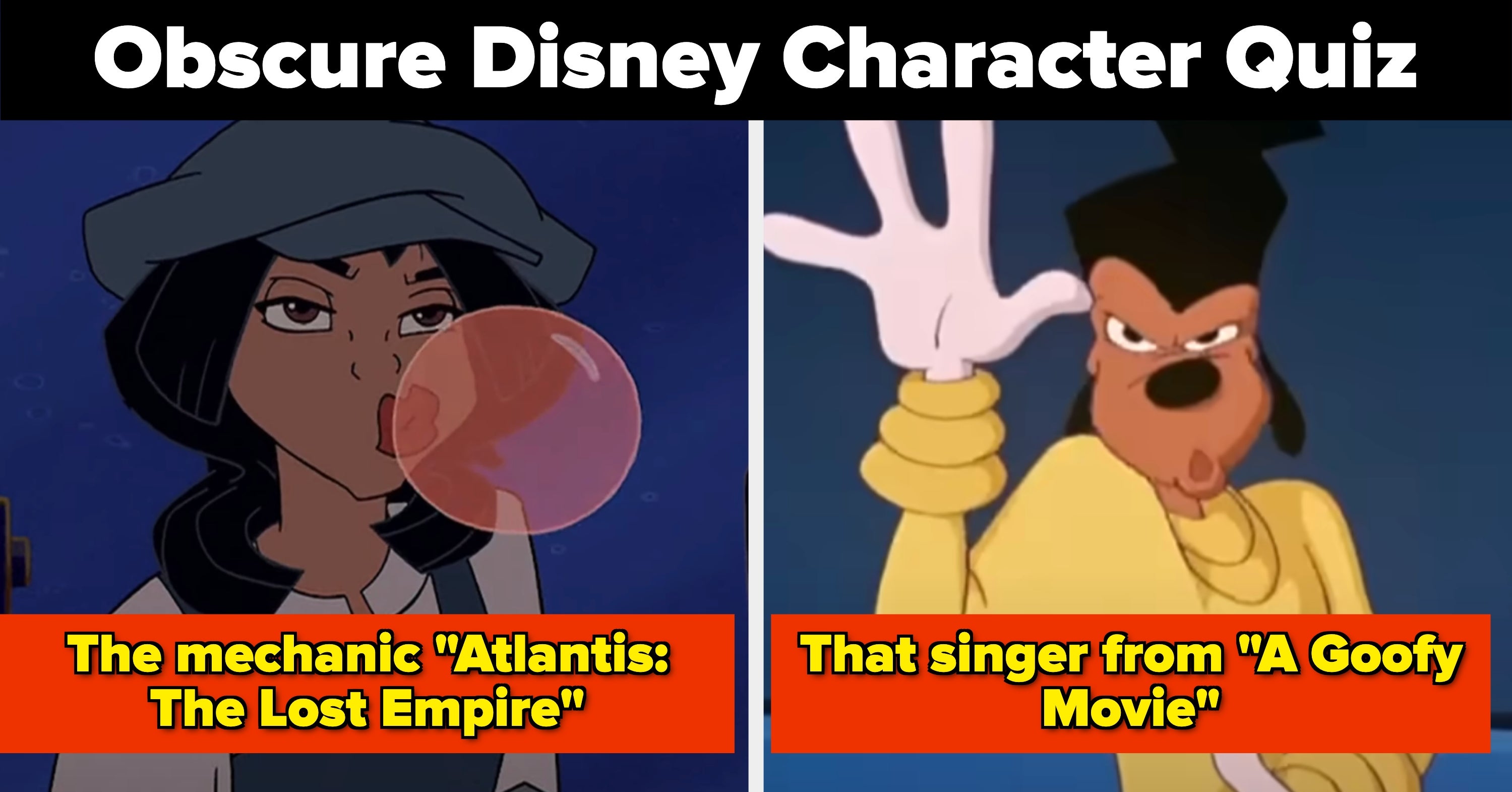 Only True Disney Fans Can Name These Obscure Animated Characters From One Frame