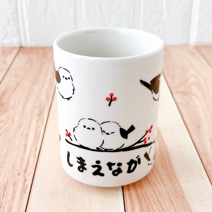 Seria(セリア)の「湯呑 シマエナガ」