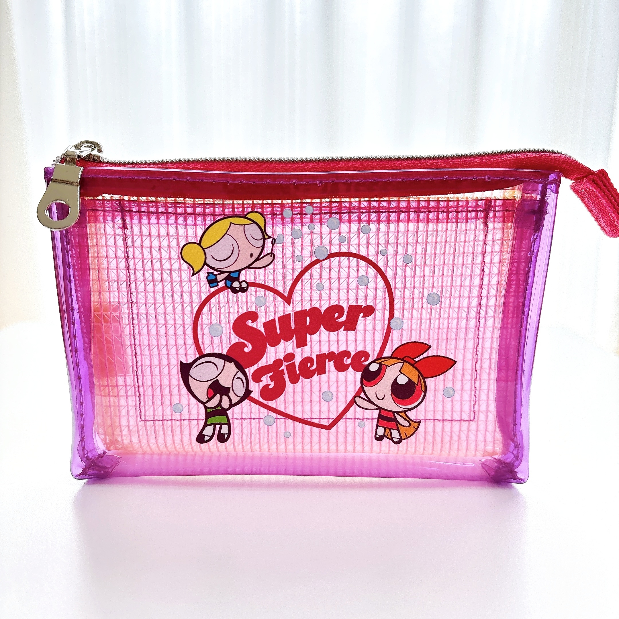 PLAZA(プラザ)「THE POWERPUFF GIRLS パワーパフ ガールズ 3ポケットミニポーチ」