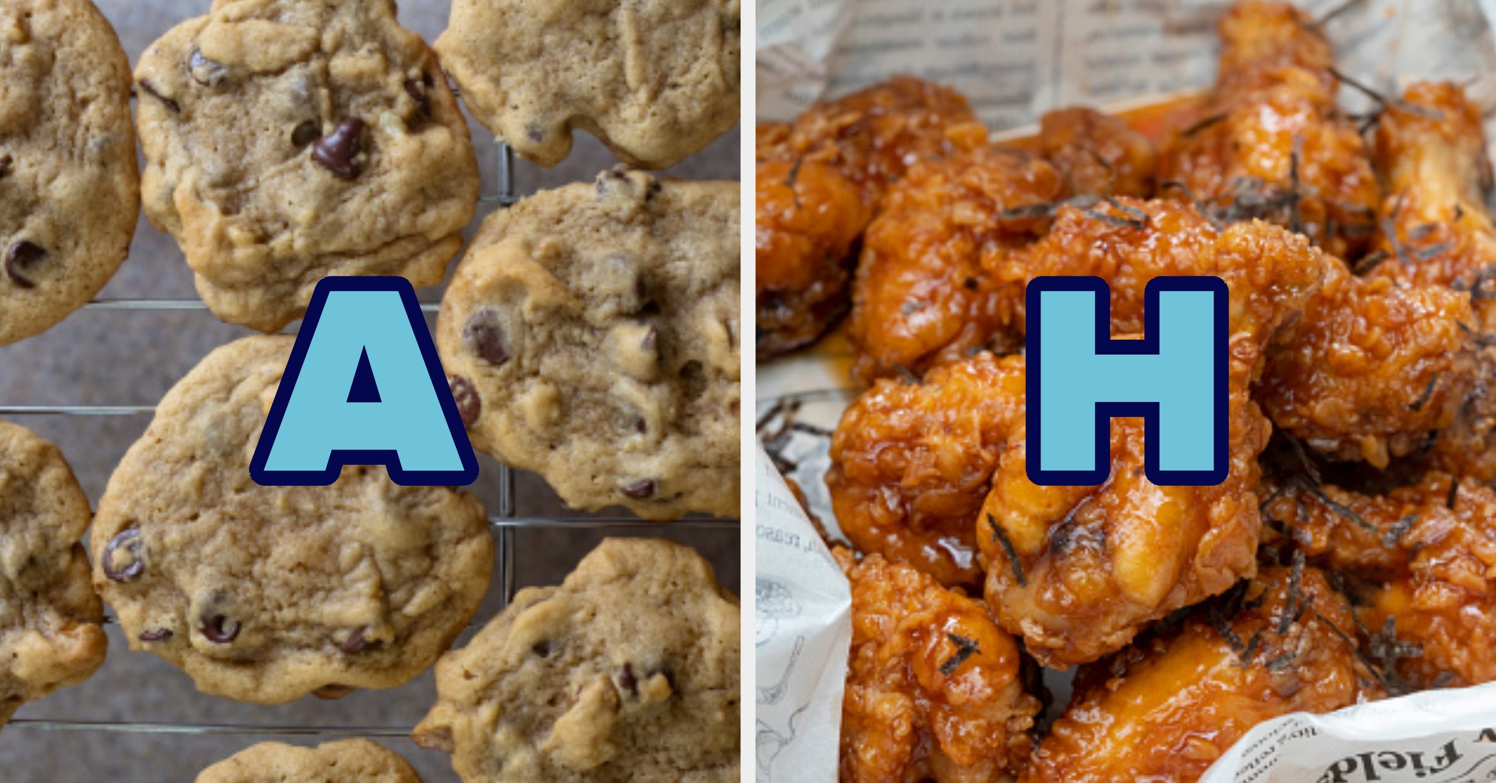 Guess My First Initial Food Quiz