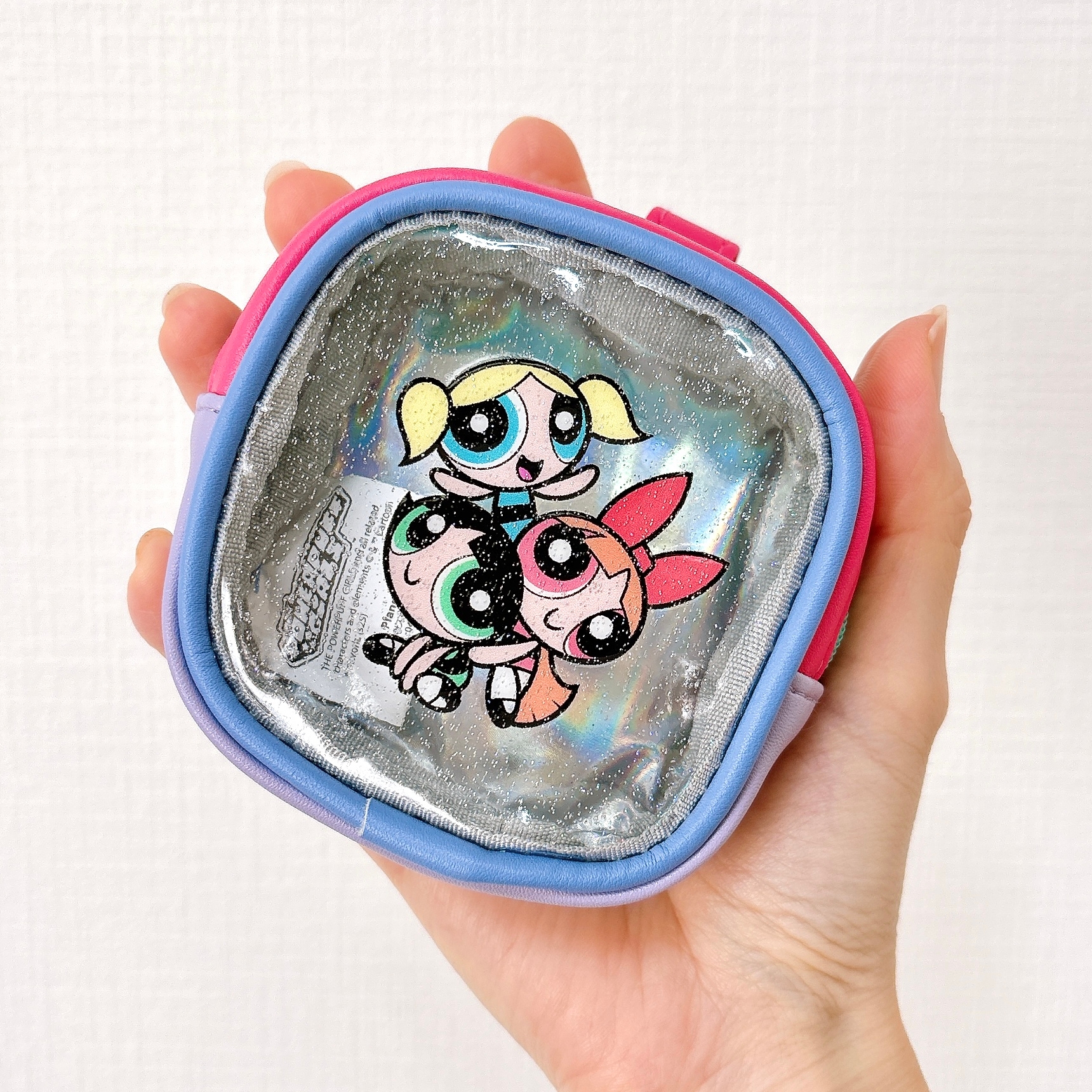 PLAZA(プラザ)「THE POWERPUFF GIRLS パワーパフ ガールズ カラビナ付きミニポーチ」