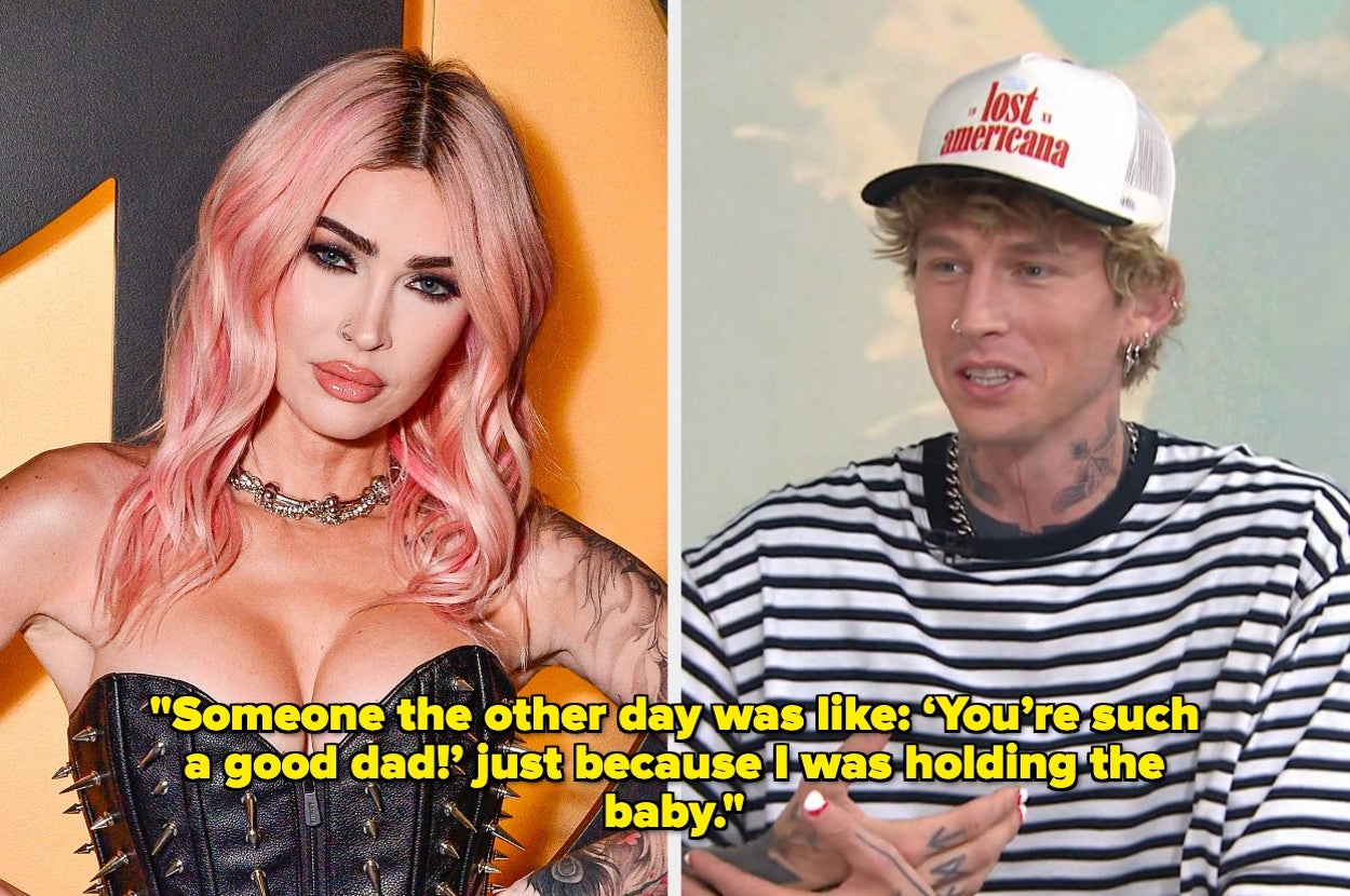 Machine Gun Kelly Just Revealed That Megan Fox Was Left “Fuming” When Someone Said He Was “Such A Good Dad” For Holding Their Daughter