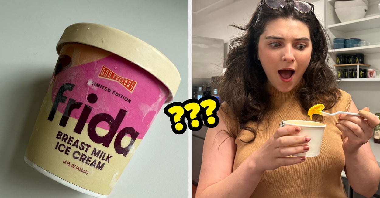 We Got Our Hands On The Viral Breast Milk Ice Cream, And We Have Plenty Of Thoughts