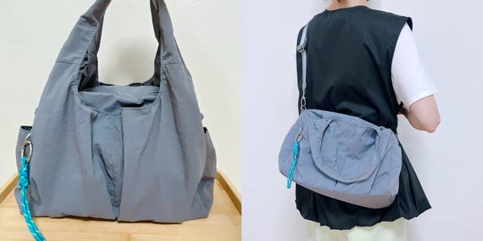 GLOBAL WORK(グローバルワーク)の「撥水軽量2WAY/ポケットファスナートートS/308500」
