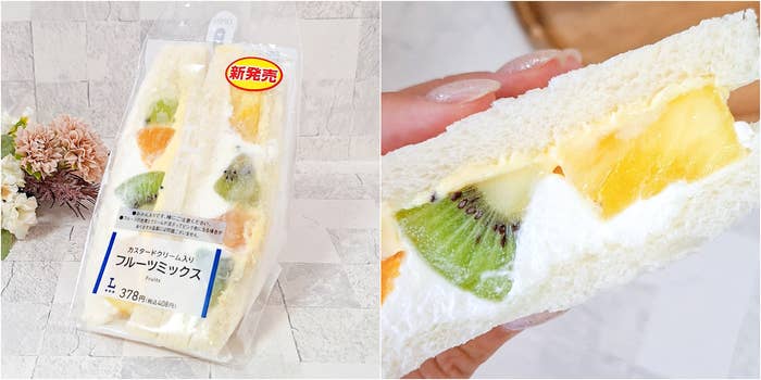 ローソン「フルーツミックスサンド」