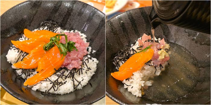 COCO’S(ココス)「2度おいしい!まぐろ&サーモン丼」