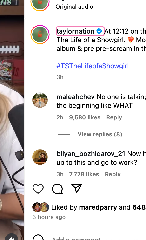 Taylor Swift Announced 12th Album: The Life Of A Showgirl