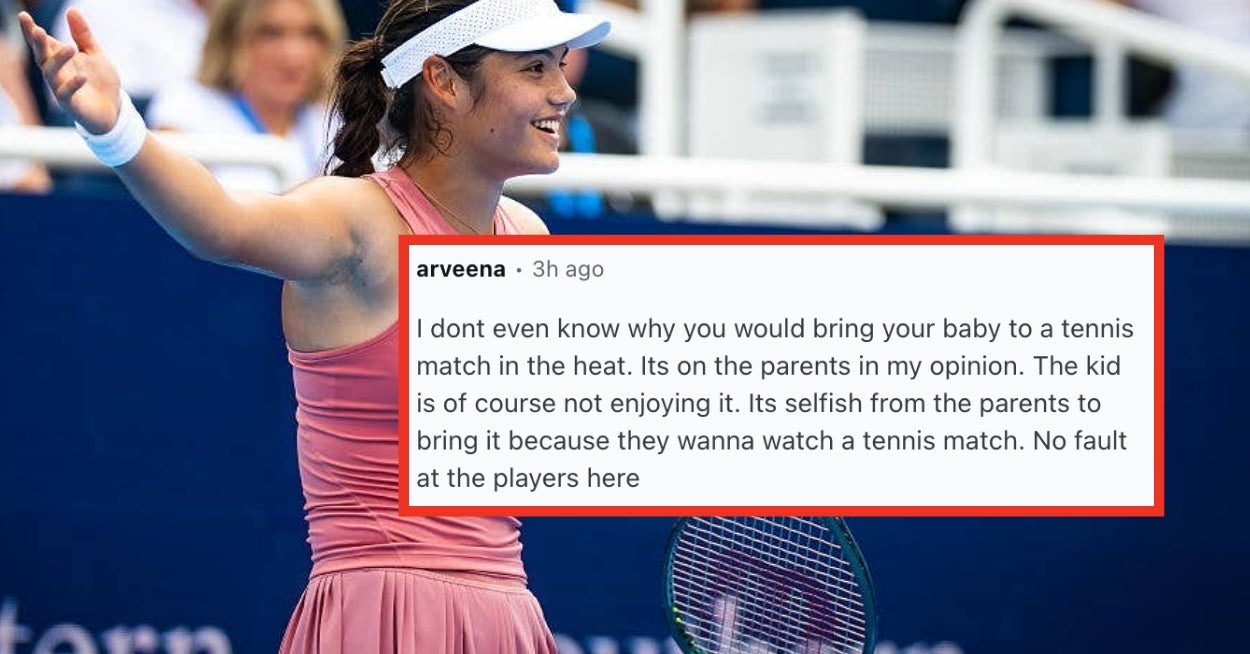 Tennis Player Emma Raducanu Asked For A Crying Child To Be Removed From The Audience, And The Comments Are HEATED