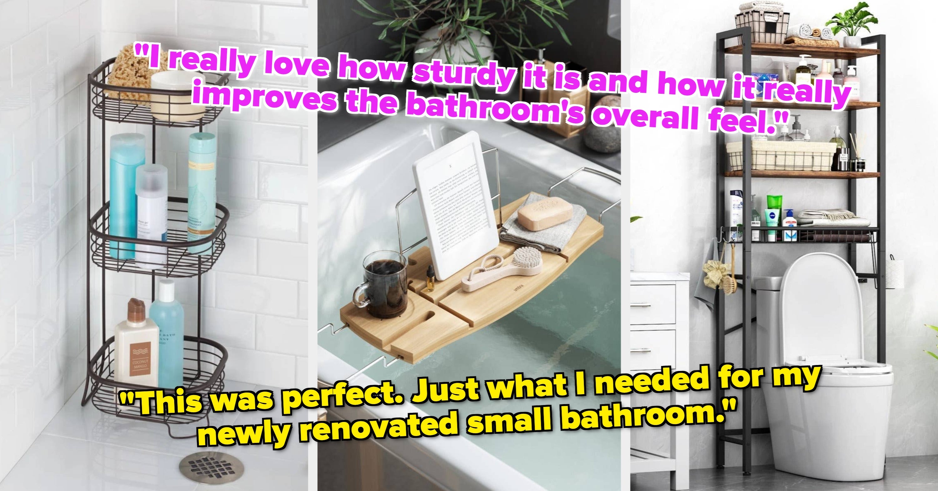 30 Things From Wayfair To Dramatically Improve Your Small Bathroom