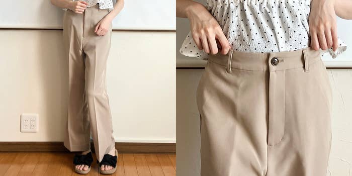 Honeys(ハニーズ)の「サイドスリットパンツ」