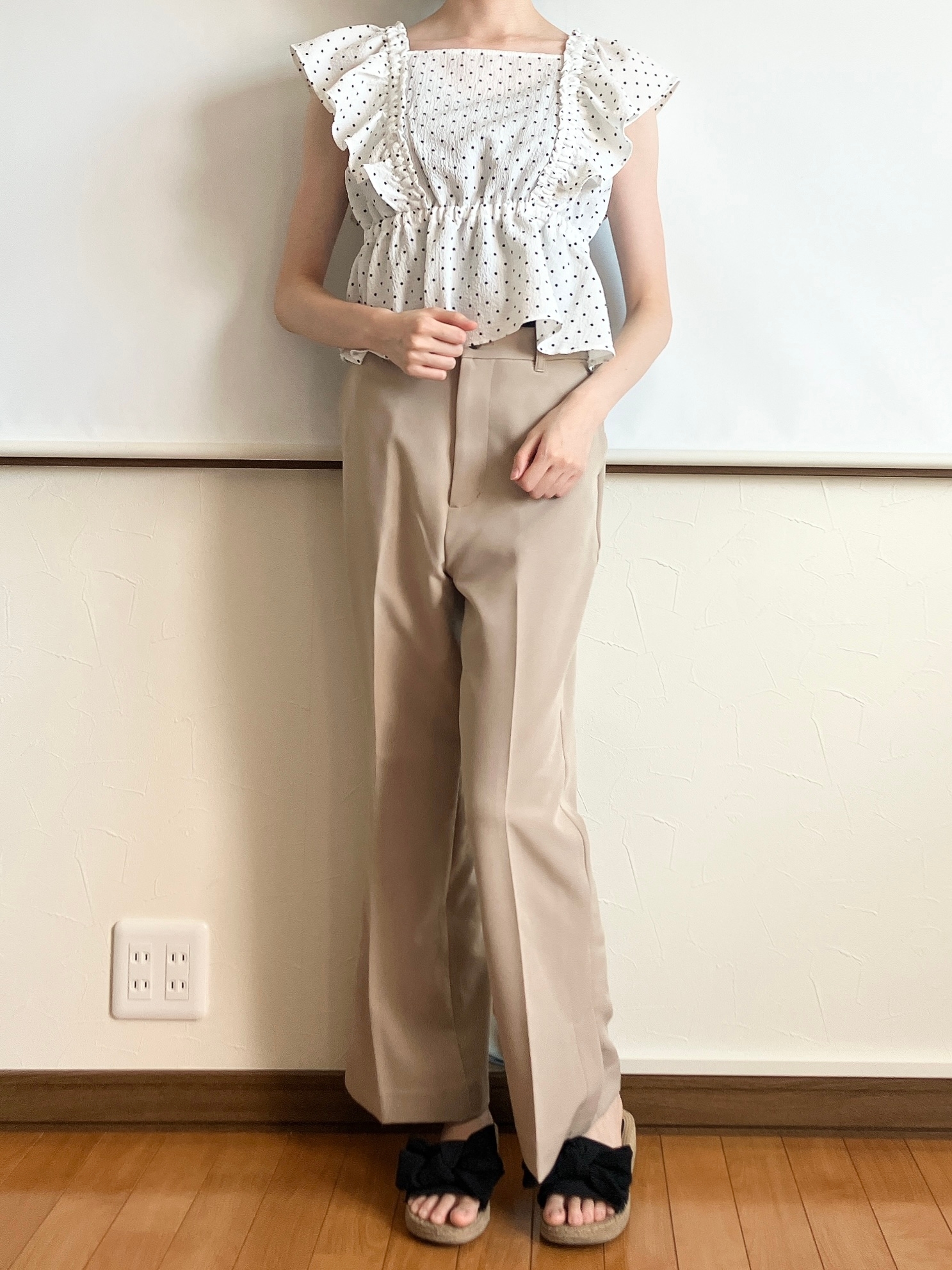 Honeys(ハニーズ)の「サイドスリットパンツ」
