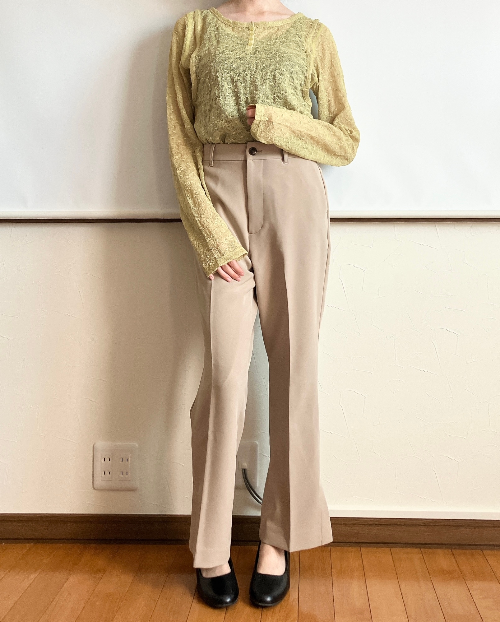 Honeys(ハニーズ)の「サイドスリットパンツ」