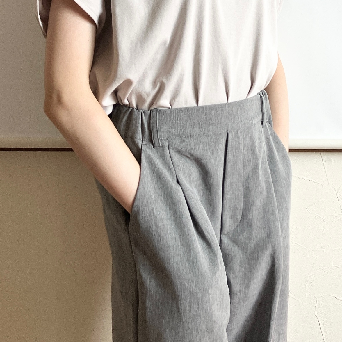 Honeys(ハニーズ)の「美ージーストレート(股下65cm)」