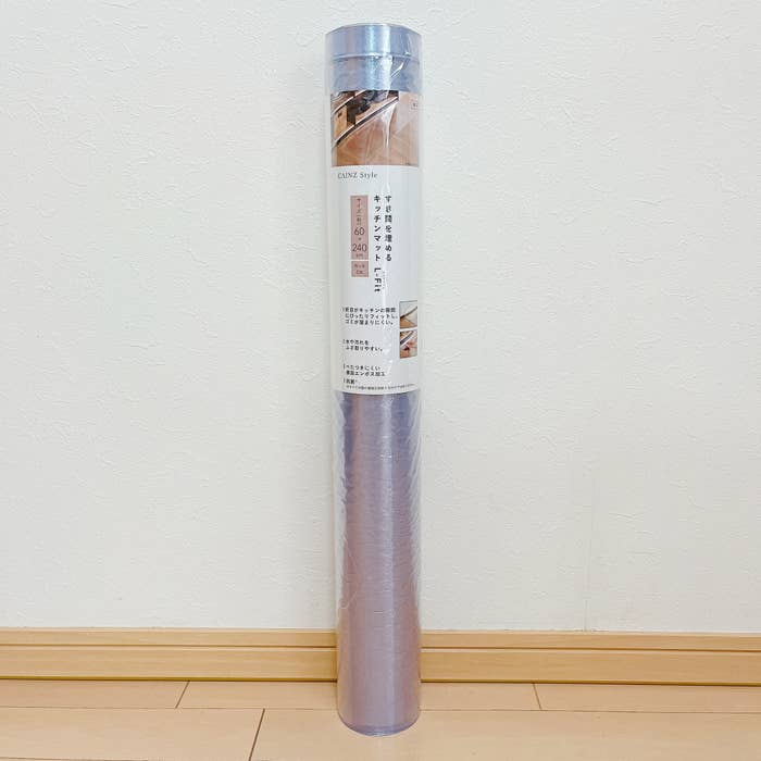 CAINZ(カインズ)の「すき間を埋めるキッチンマット L-Fit 透明 XL 60×240cm」