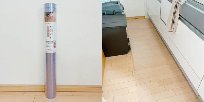CAINZ(カインズ)の「すき間を埋めるキッチンマット L-Fit 透明 XL 60×240cm」