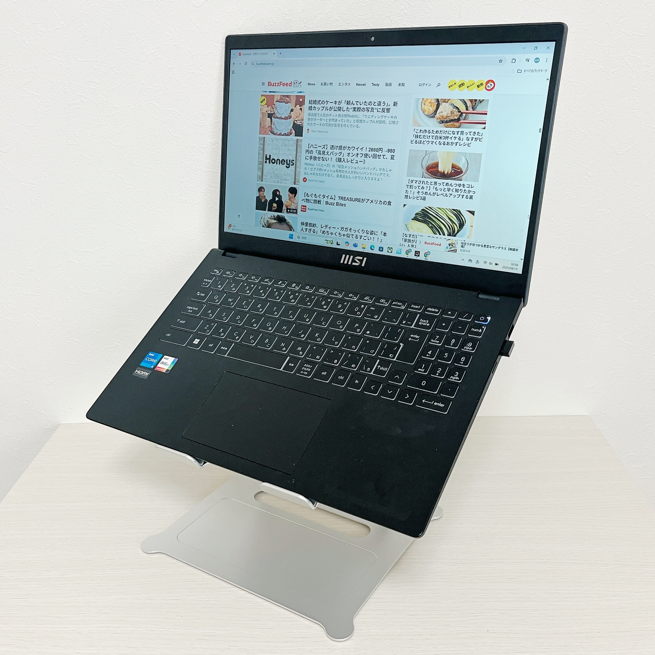 CAINZ(カインズ)の「ノートパソコンスタンド シルバー GH-STNA-SV」