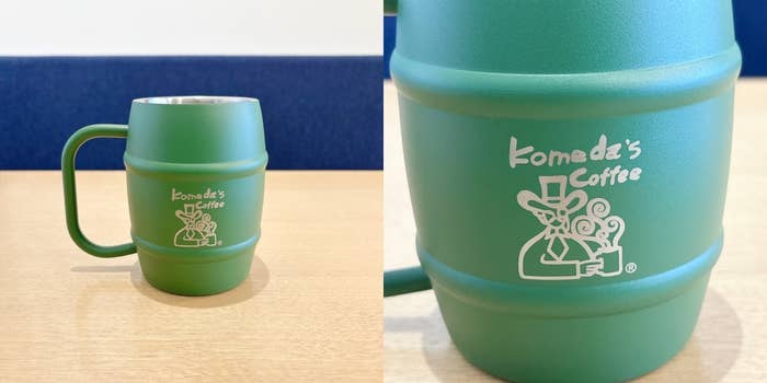 コメダ珈琲店の公式オンラインショップ限定商品「たっぷりアイス用ジョッキ 限定色」