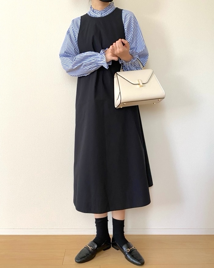 無印良品の「婦人 乾きやすい ブロードスリーブレスワンピース」