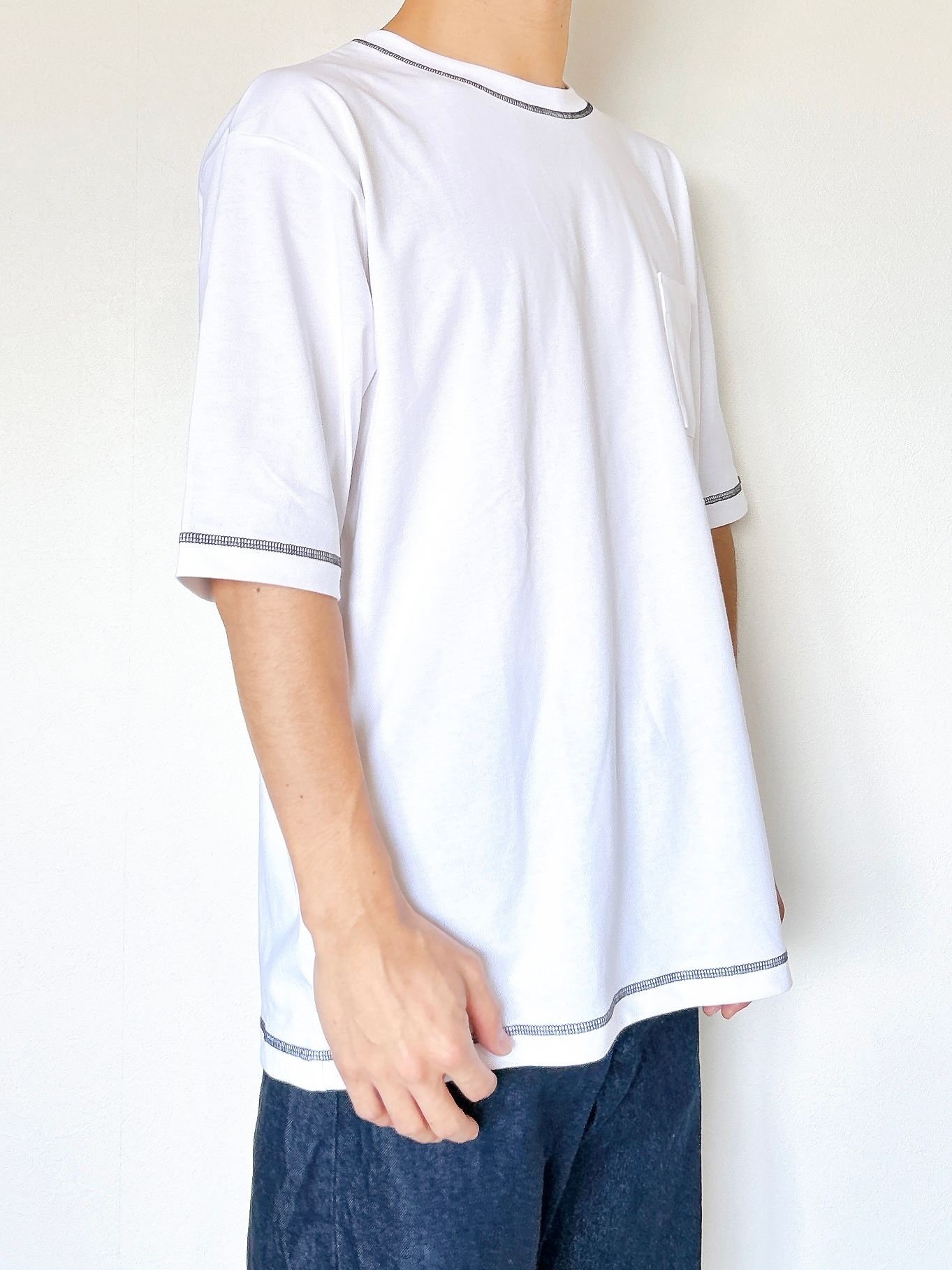 GLOBAL WORK(グローバルワーク)の「フローズンTシャツ/ステッチ/575776」