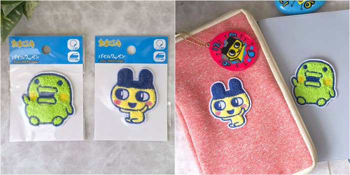 DAISO(ダイソー)「たまごっち パイルワッペン まめっち・くちぱっち」