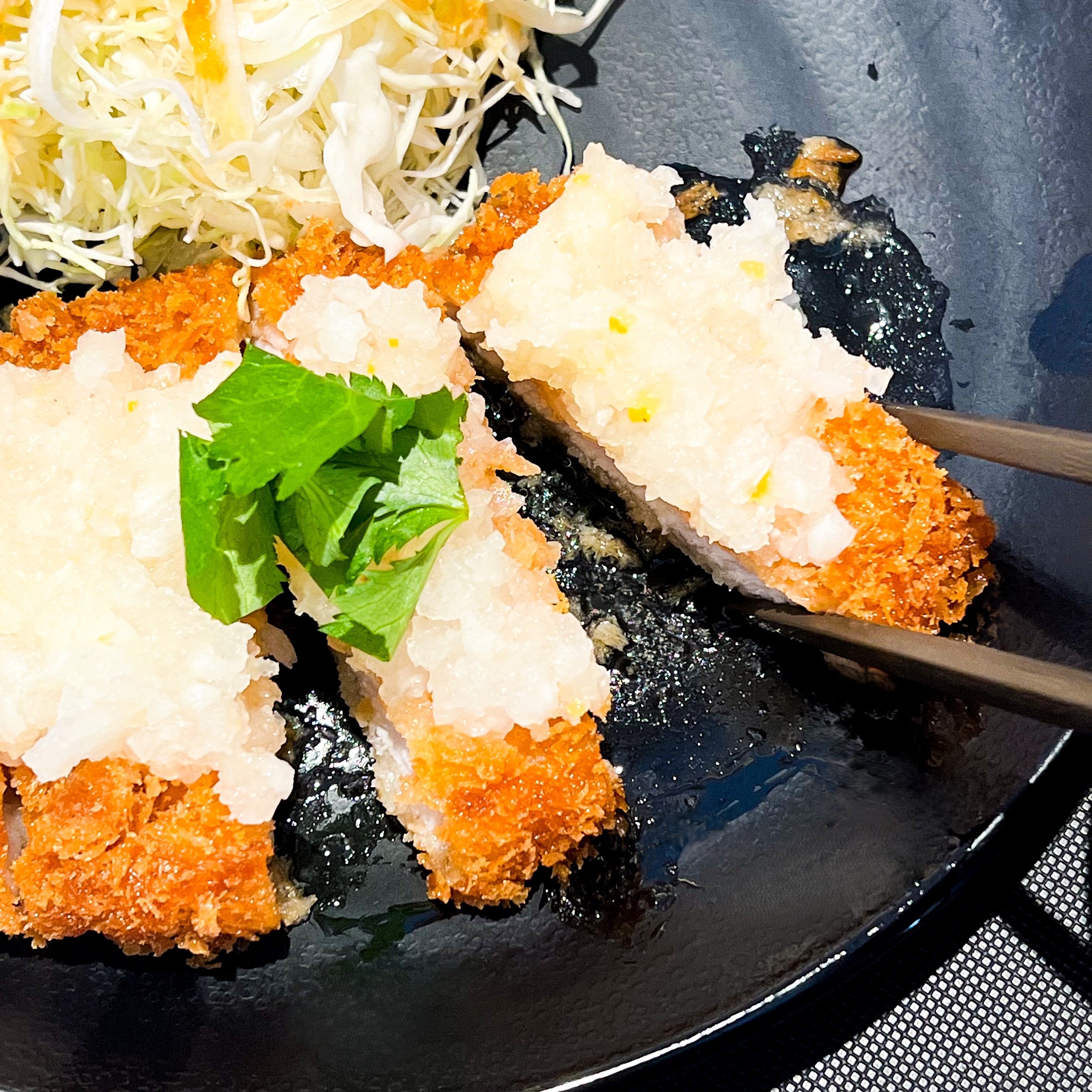 松のや「旨塩ゆずおろしのロースかつ定食」
