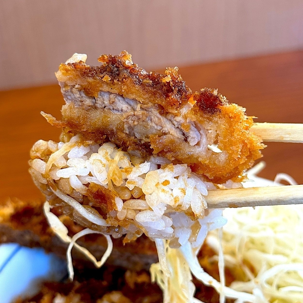 かつやの「ソースカツ丼(梅)」