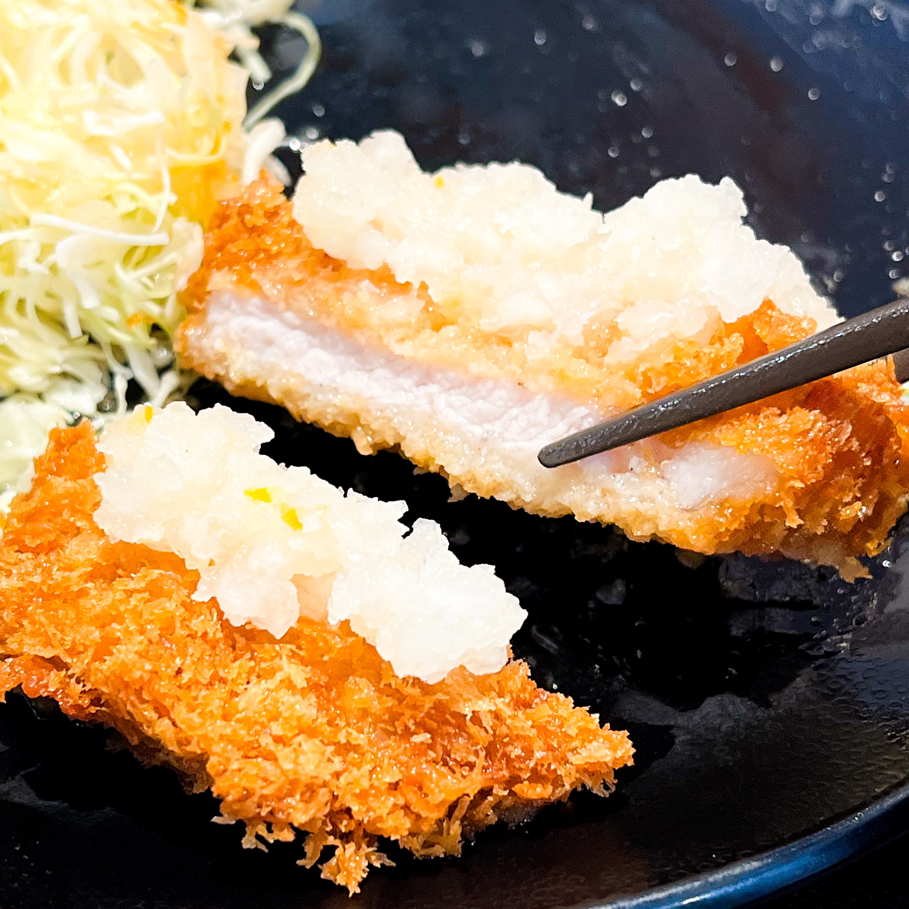 松のや「旨塩ゆずおろしのロースかつ定食」