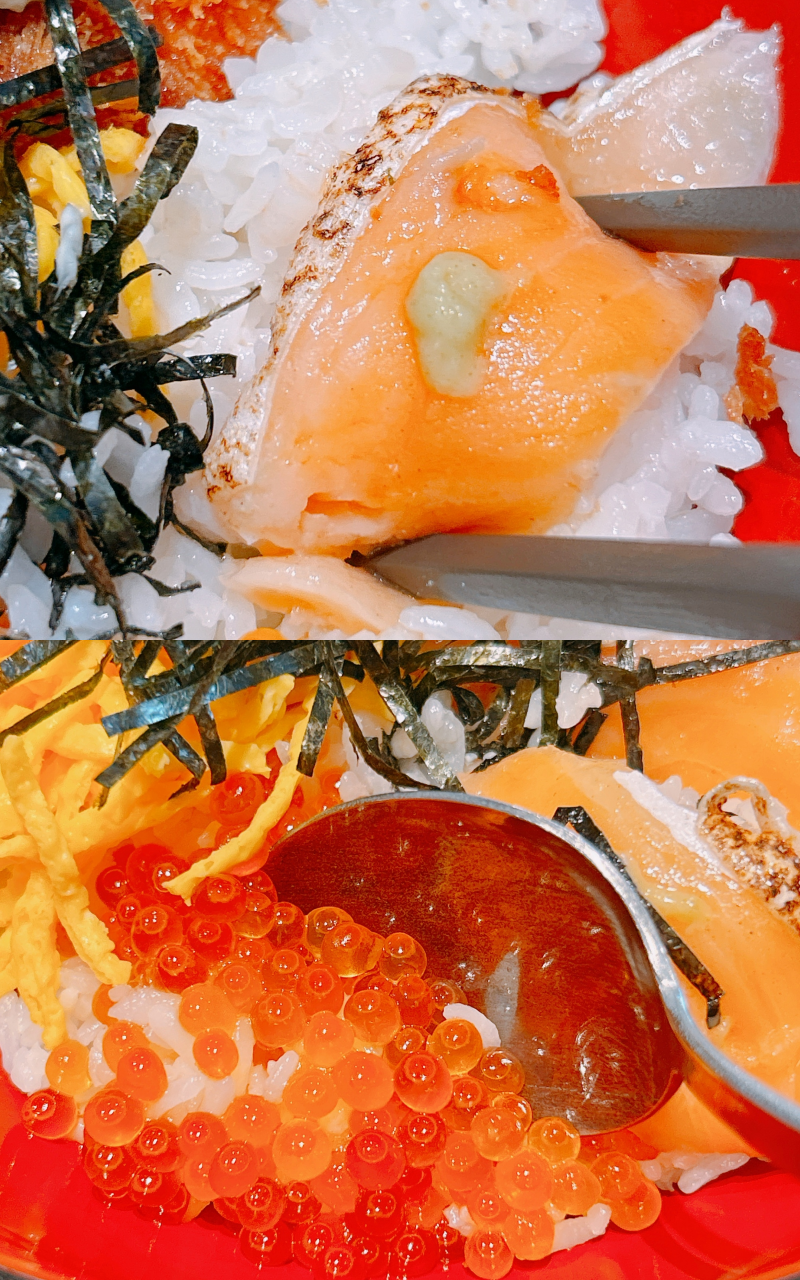 松のや「サーモンいくら丼」