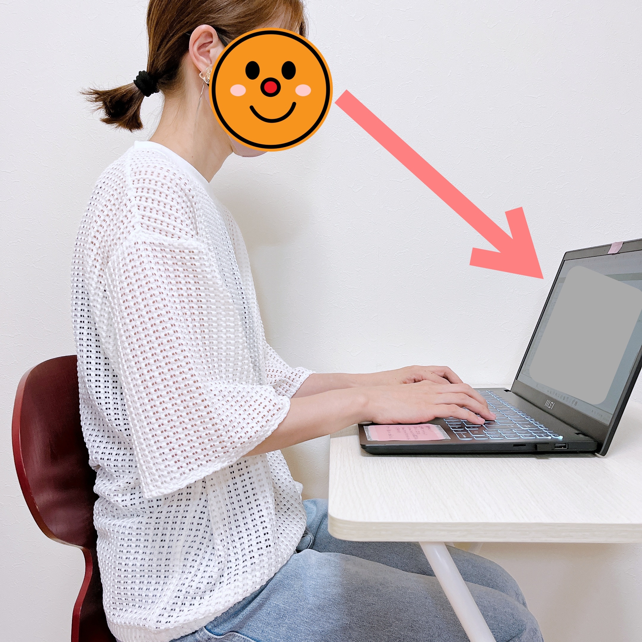 CAINZ(カインズ)の「ノートパソコンスタンド シルバー GH-STNA-SV」