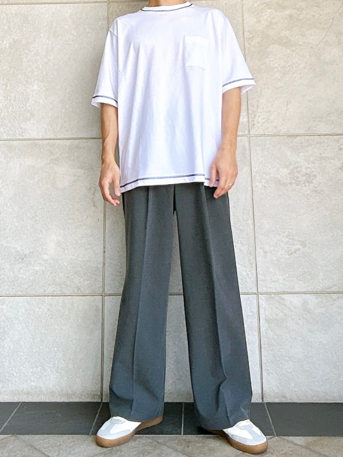 GLOBAL WORK(グローバルワーク)の「フローズンTシャツ/ステッチ/575776」