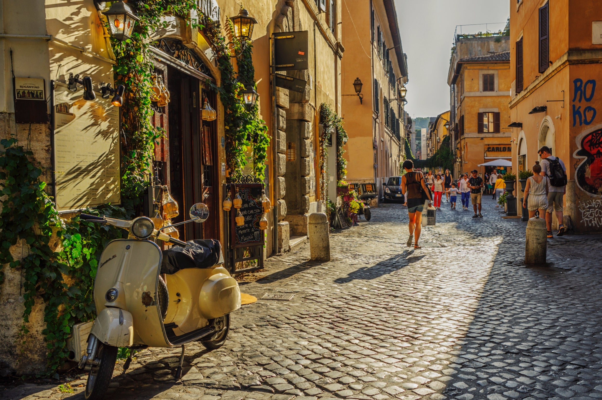 Cobblestone Walk Rome I Went To Rome For The First Time And Here's What Made It So Unforgettable