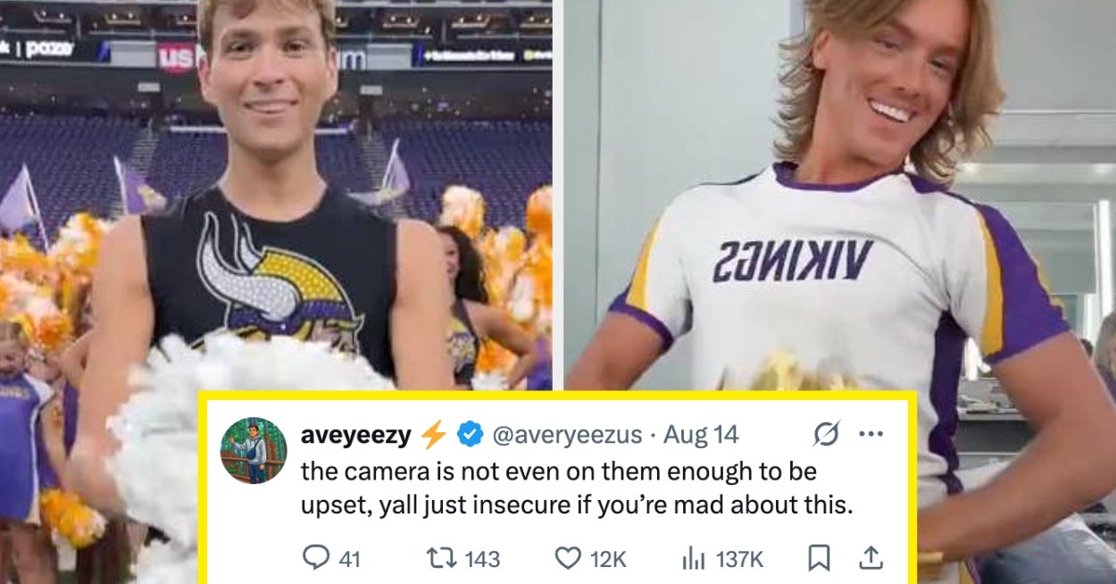 People Are Calling Out The Low-Key Hilarious Hypocrisy Of MAGA Freaking Out Over Male Cheerleaders In The NFL For This One Reason