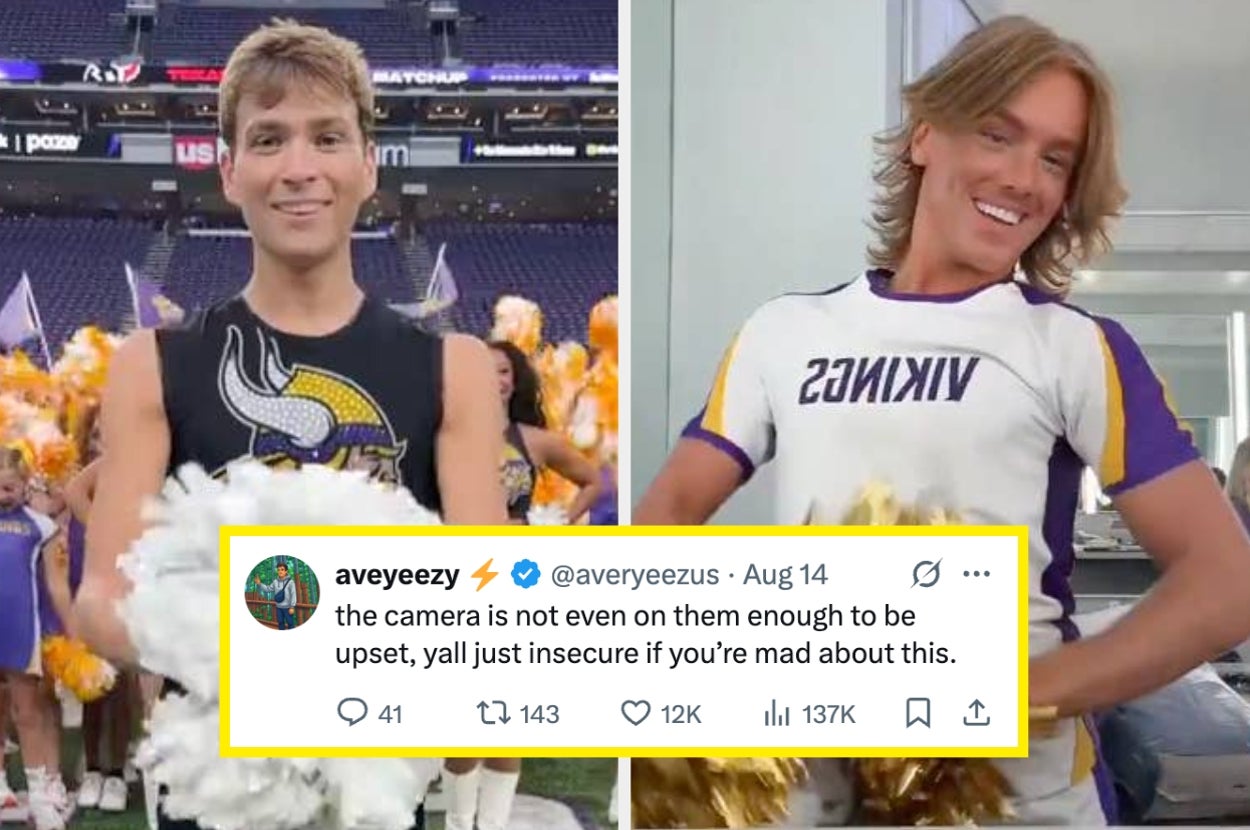 People Are Calling Out The Low-Key Hilarious Hypocrisy Of MAGA Freaking Out Over Male Cheerleaders In The NFL For This One Reason