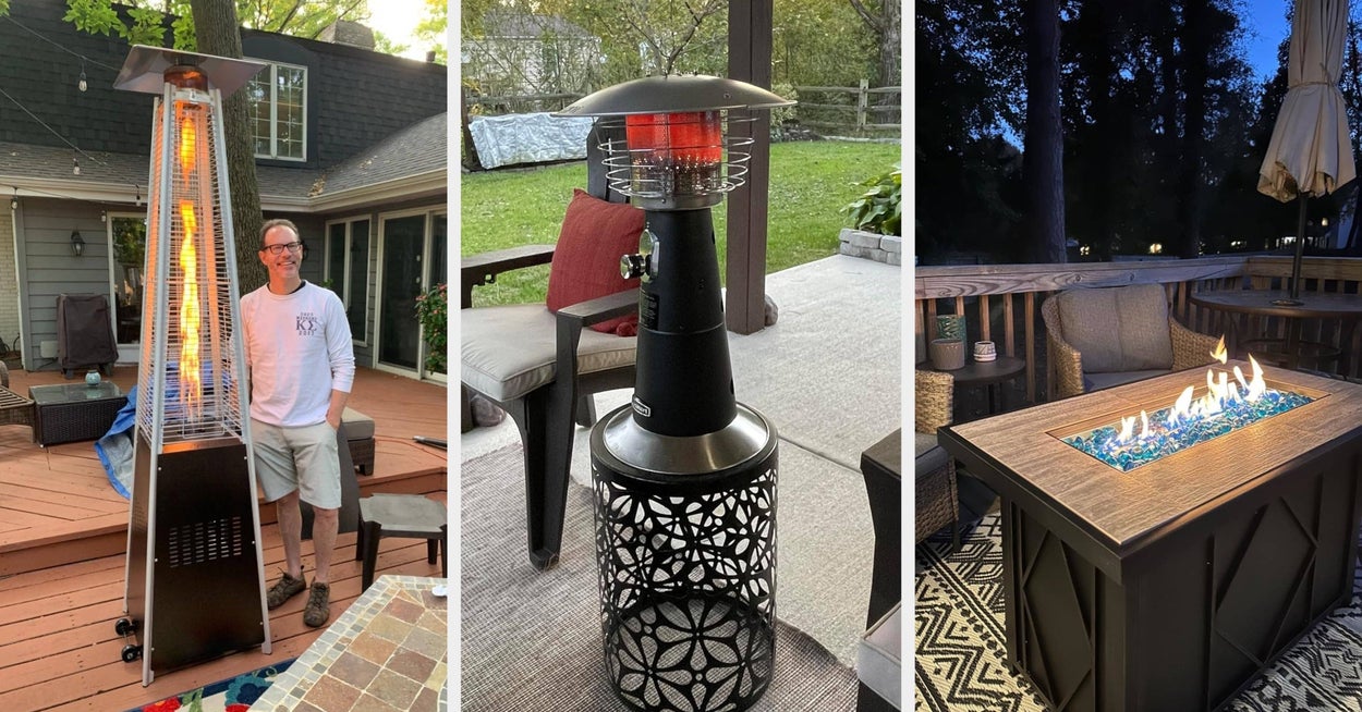 10 Patio Heaters So You Can Enjoy Your Outdoor Space For Longer