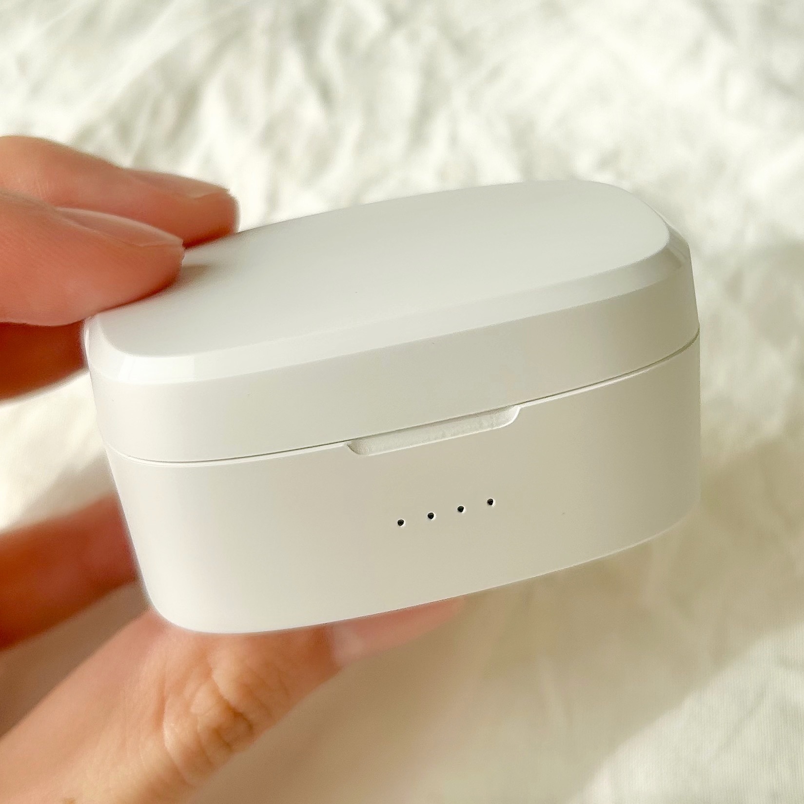 DAISO(ダイソー)の「完全ワイヤレスイヤホン2(タッチセンサー タイプC充電対応) ホワイト」