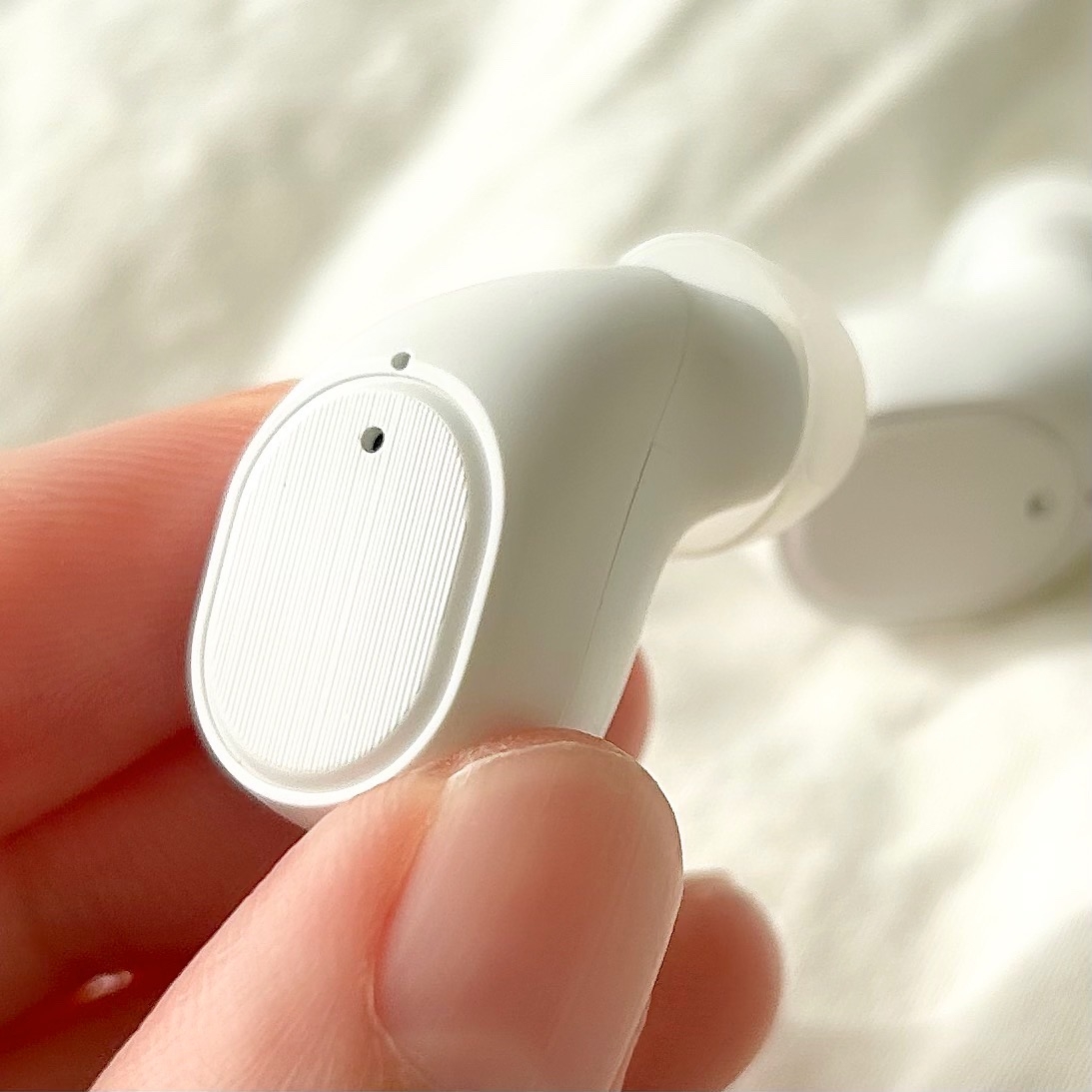 DAISO(ダイソー)の「完全ワイヤレスイヤホン2(タッチセンサー タイプC充電対応) ホワイト」