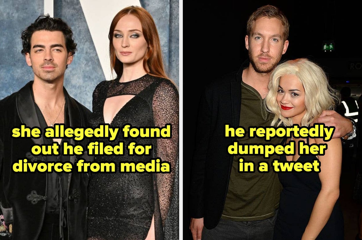 13 Celebs Who Had Literally No Idea Their Relationships Were Over Until It Made The News