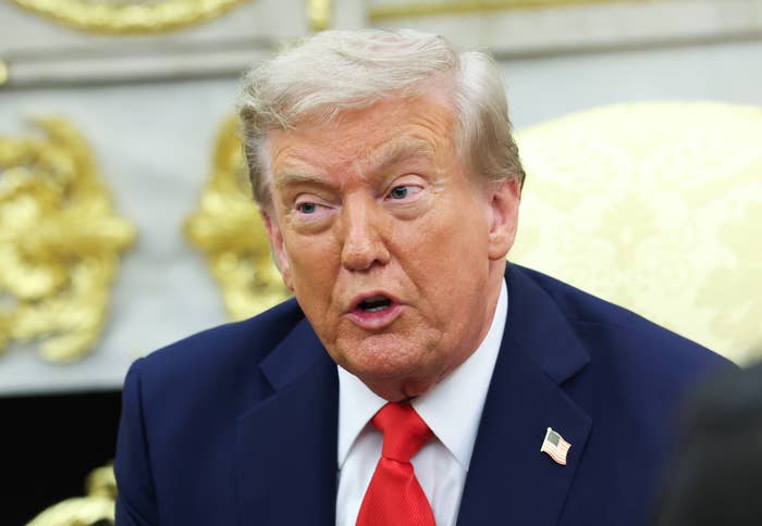 U.S. President Donald Trump successful the Oval Office astatine the White House