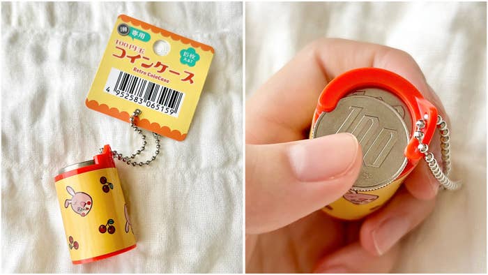 CanDo(キャンドゥ)の「100円玉コインケース レトロ」