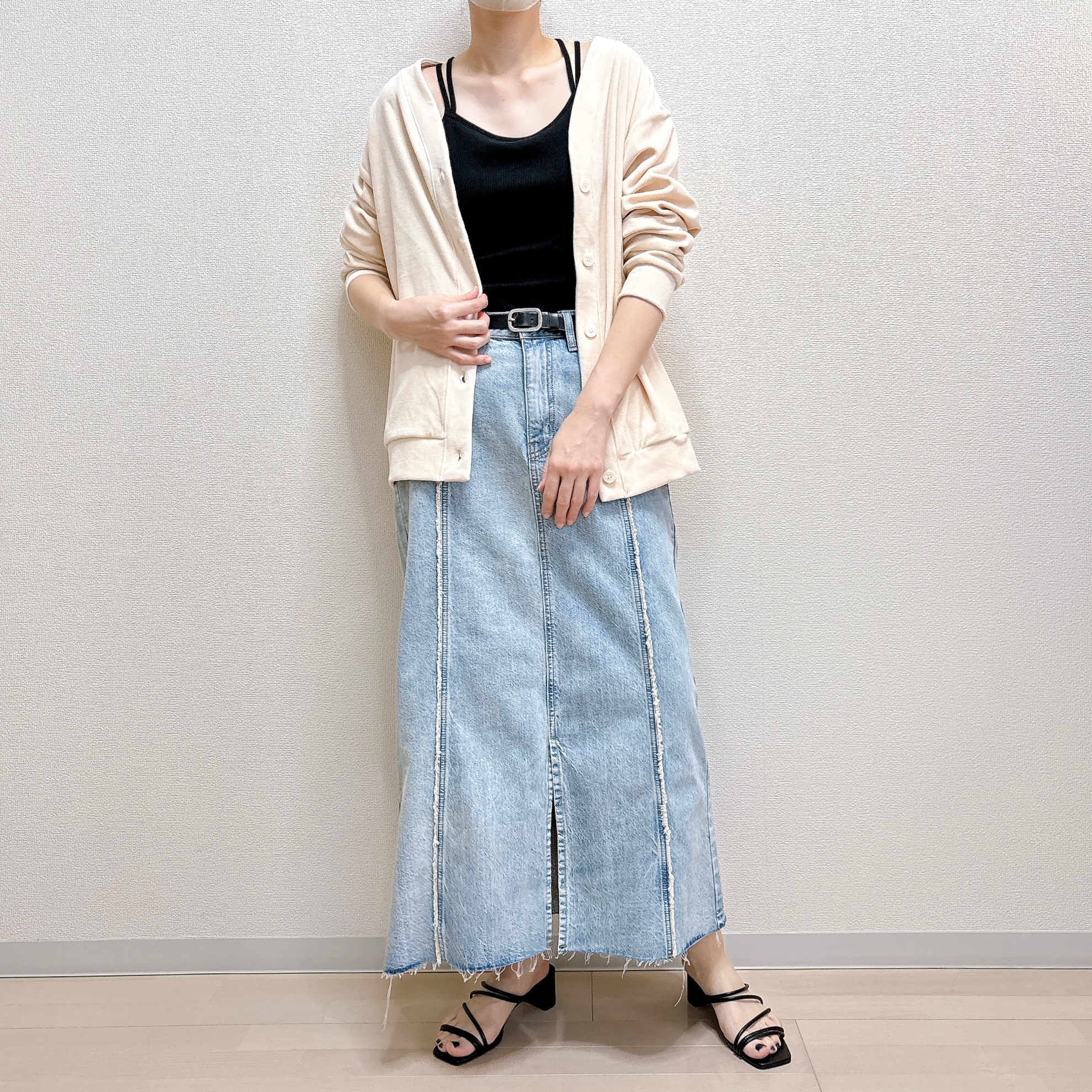 無印良品「婦人 コットンベロア カーディガン」