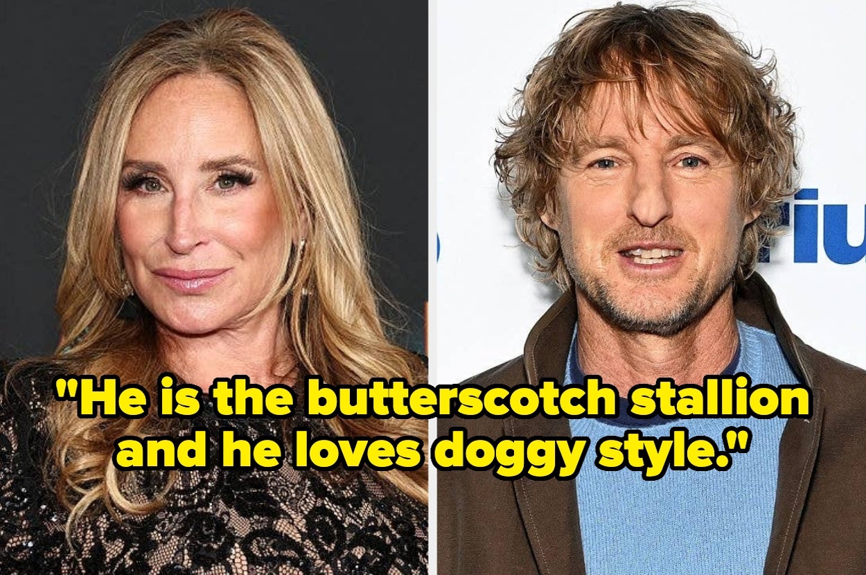 Sonja Morgan and Owen Wilson captioned, "He is the butterscotch stallion and he loves doggy style"