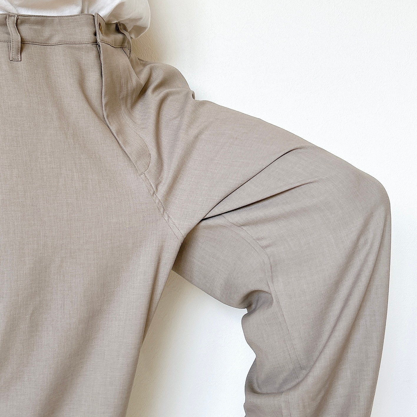 無印良品の「紳士 ストレッチノータックワイドパンツ」