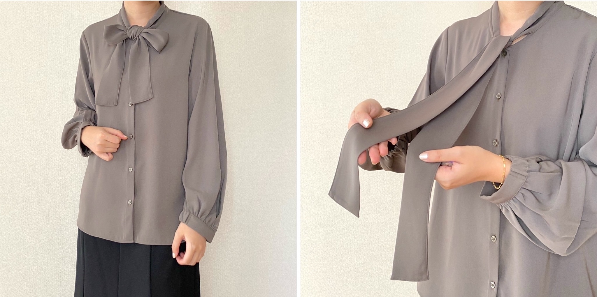GU】本当に2290円でいいの！？新作の「高見えブラウス」オンオフ