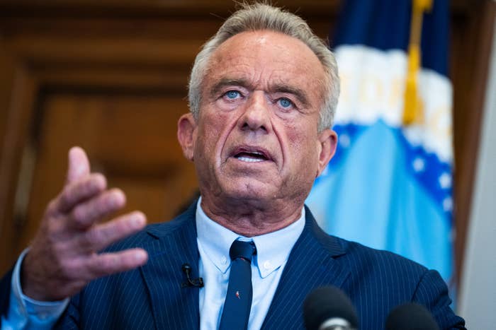 HHS Secretary Robert F. Kennedy Jr., speaks astatine an event