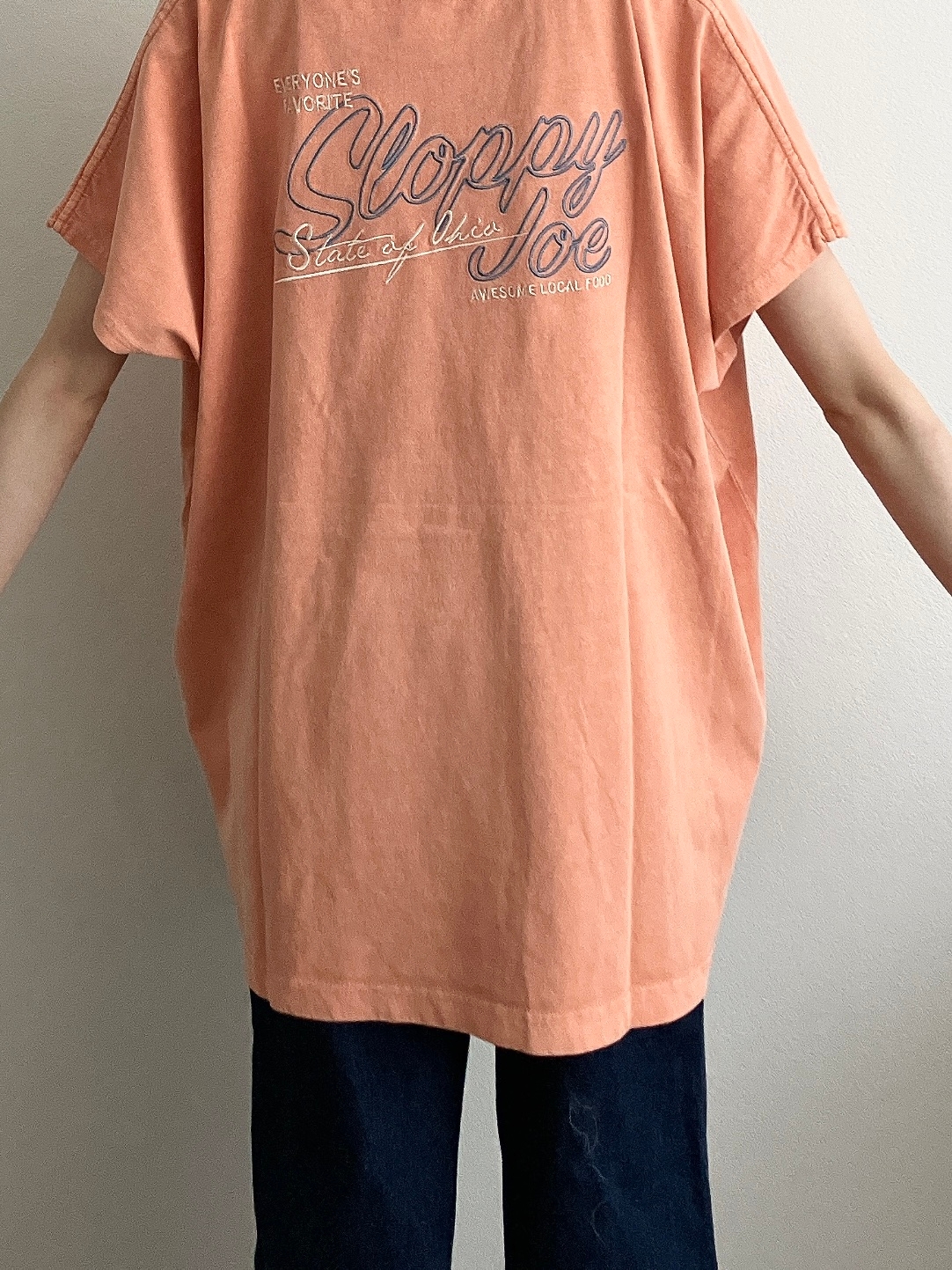 niko and...(ニコアンド)の「バック刺繍BIGフレンチTシャツ」