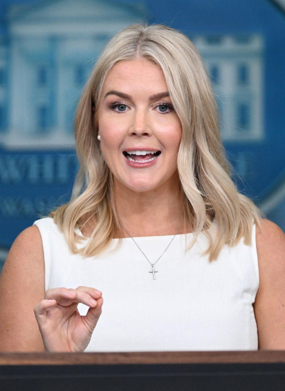 Leavitt Responds To Trump's Apparent New Hand Bruise