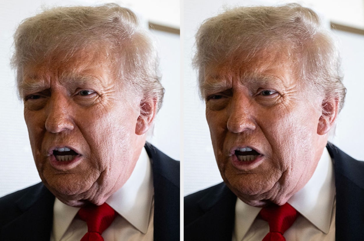 Donald Trump taking reporters' questions on air force one