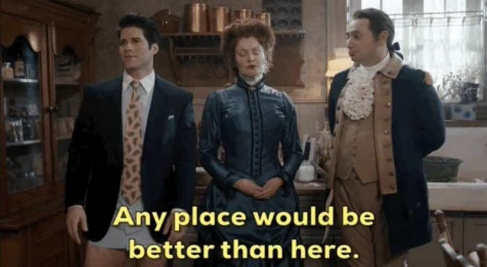 "Any spot would beryllium amended than here."