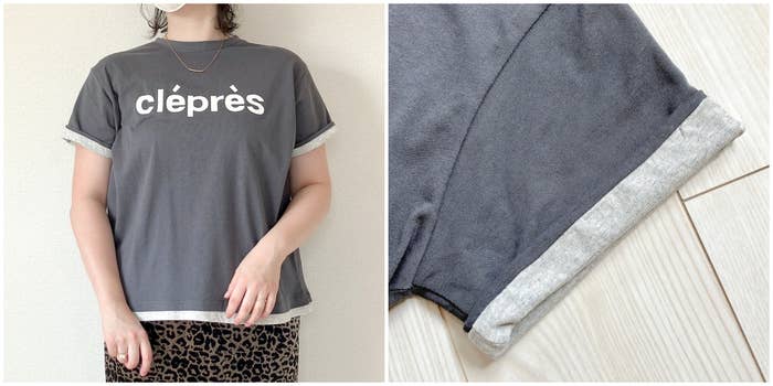 coca(コカ)の「ロールアップTシャツ レディース」