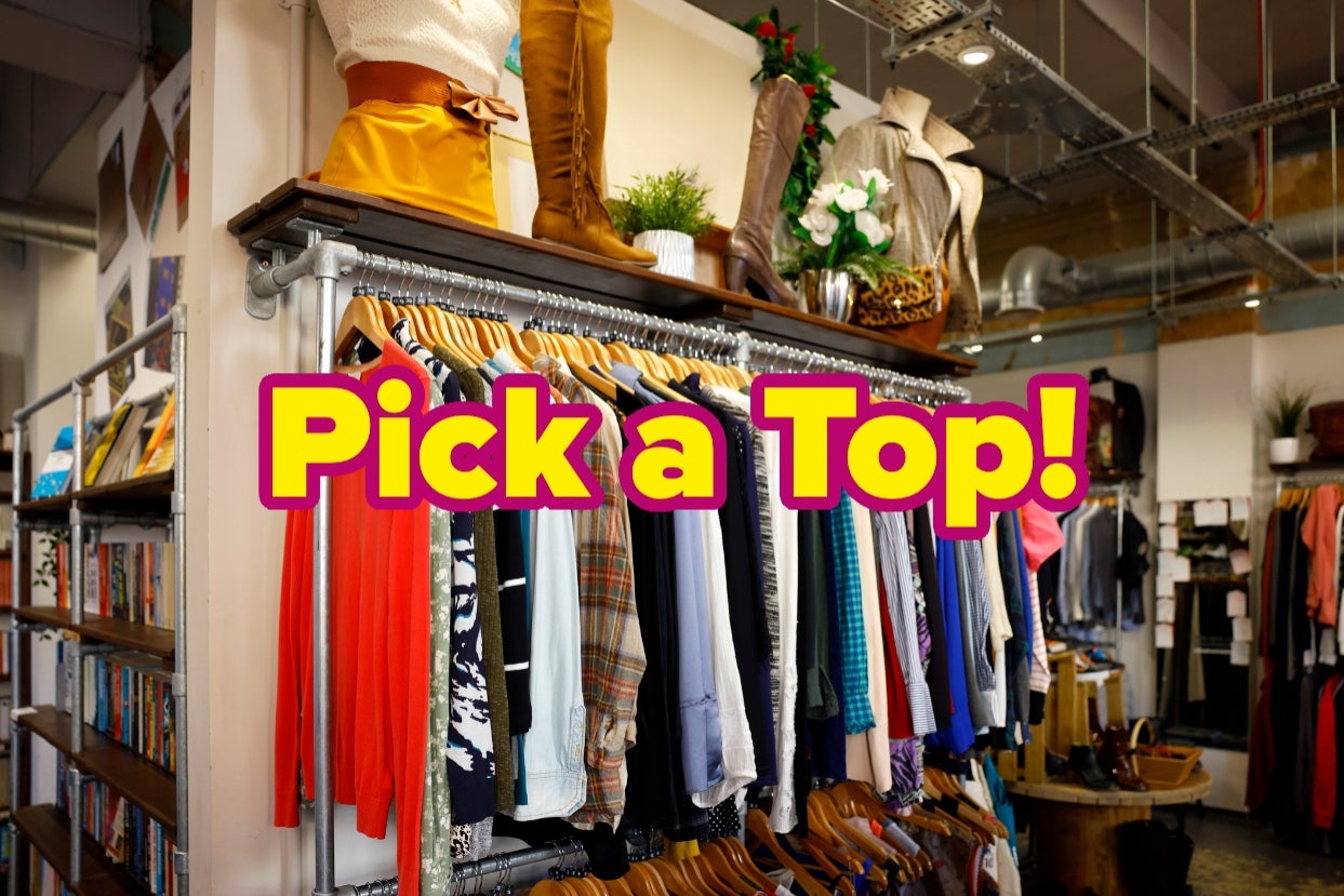 Pick Out Some Thrift Store Finds And We'll Tell You What Milkshake Flavor Matches Your Soul